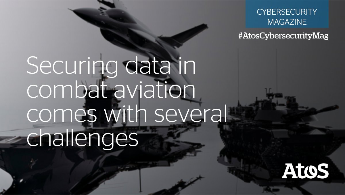 Atos's tweet photo. Securing data in aviation comes with several challenges. It is essential to preserve the continuity of on-board processes and the security of communication networks. Read more ▶https://t.co/k3XE81HZnG
#AtosCybersecurityMag #cybersecurity #aviation https://t.co/SRKirlWihX