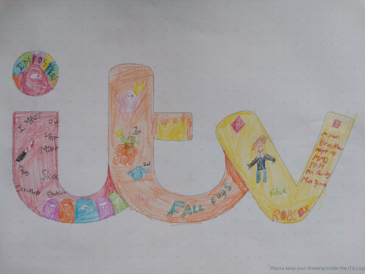 Happylisa311's tweet image. This is the design my son Max, aged 9, designed. A gaming themed design. #itvkidscreate