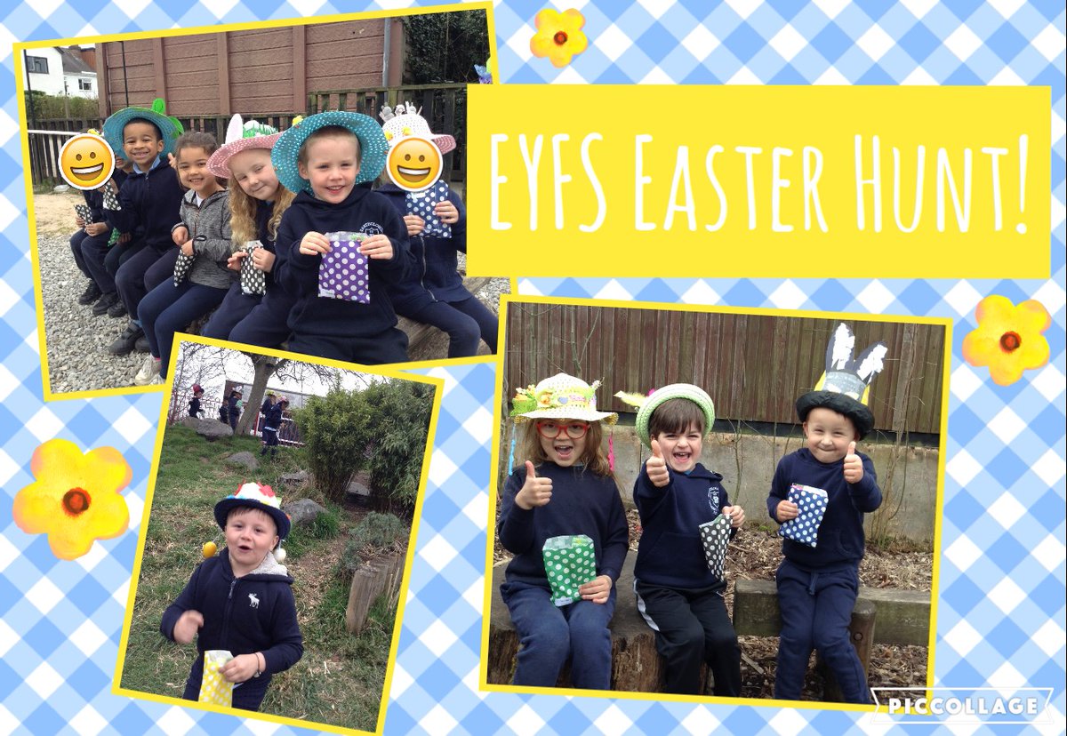 Reception had such a wonderful time on their Easter egg hunt this morning!🐥#StBarts #Easter