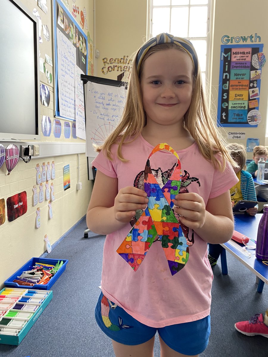 TootingPrimary's tweet photo. The staff and children at TPS, had a fantastic time celebrating #NationalAutismAwarenessWeek and diversity in our school community! The children took part in sensory circuits, ribbon decorating and Q&A sessions with members of our ASD Base Team! https://t.co/olweuOYIY2