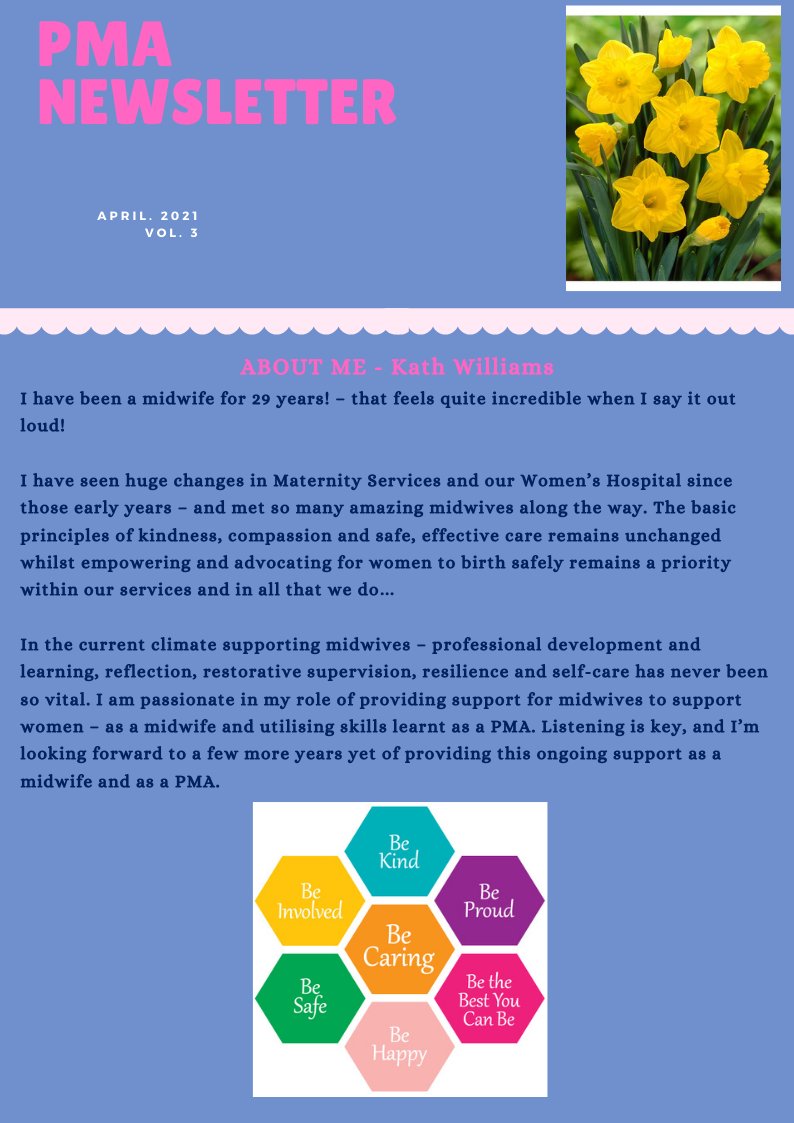 wadsworth_gemma's tweet photo. This months PMA newsletter. https://t.co/OrdAezrlw8