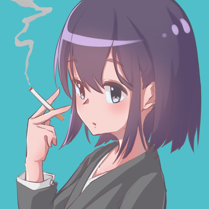 タバコ女のtwitterイラスト検索結果