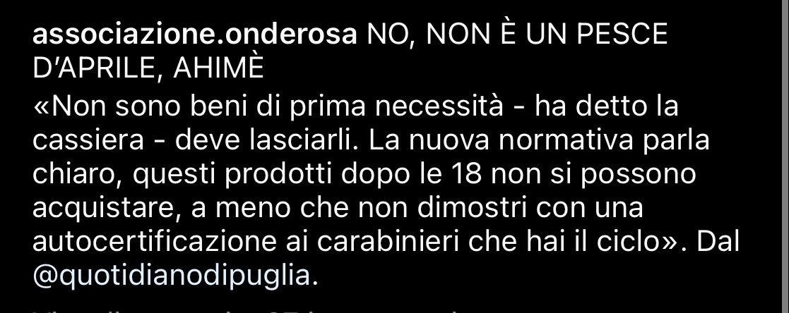 devo dimostrare con l’autocertificazione di avere il ciclo? ma tutto a posto?