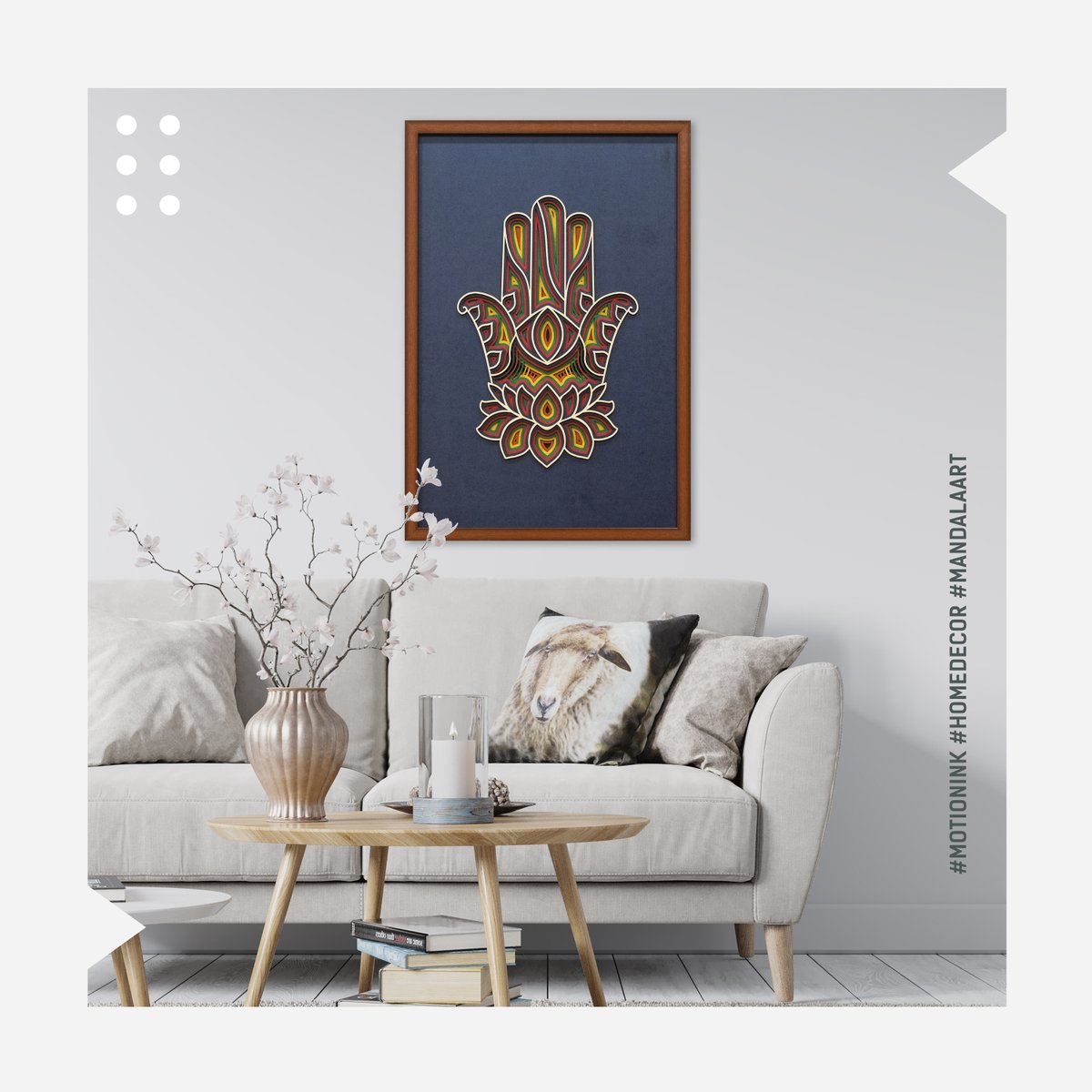 motioninkstore's tweet photo. This is a beautiful Mandala Art created by our experience artist. Mandala also known for Spiritual uplift. Explore the Motion Ink for Your favorite Mandala Art to raise up House Aura.

#mandalawallart #mandalapainting #mandalaart #mandalaartonwall #mandalawallhanging https://t.co/vOK8jU3AZb