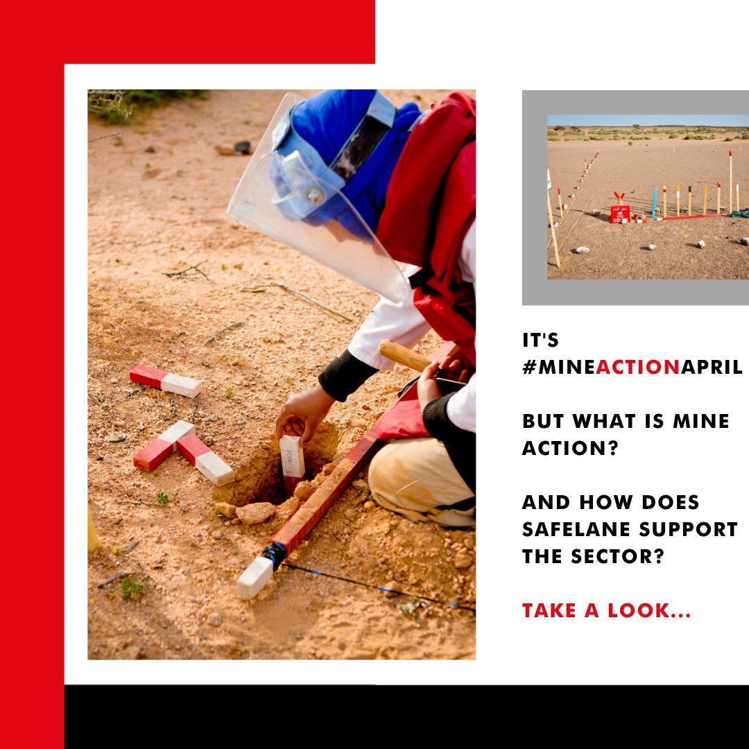 April 4th is @UNMAS #MineActionDay: to promote the #Humanitarian work of the mine action sector, we're dedicating the whole of April to our international personnel whose work in this field saves lives and enables sustainable development. Learn more 👀
safelaneglobal.com/en/news_and_me…