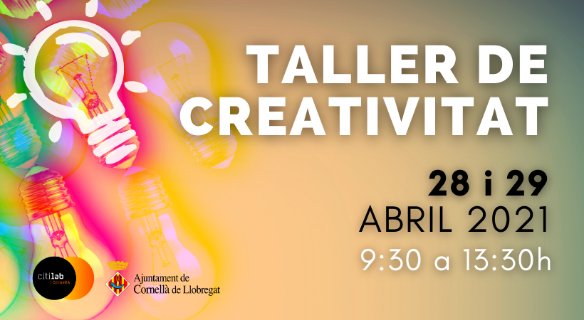 citilab's tweet photo. ⚠️OPORTUNITAT!
No et perdis el Taller de #Creativitat 💡 del Citilab: forma’t en una competència que marca la diferència en el sector professional!
📅 2 dies: 28/4 i 29/4
🕘 9:30h-13:30h
💻 #formació virtual
📩 laborlab@e-citilab.eu
#CreativiLab
https://t.co/nCmpbnSLKd https://t.co/EbCnt8hyW2