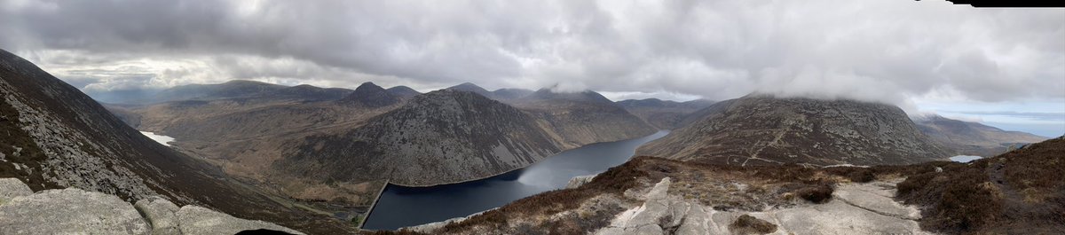 When the clouds lift &amp; the view is breathless #themournemountains #slievebinnian #leavenotrace