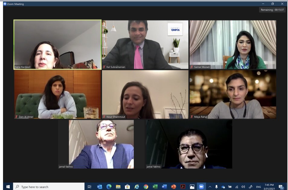 jfakhro_58700's tweet photo. شاركت في عشاء افتراضي بتنظيم من #diversity_on_boards وبمشاركة عدد من سيدات الاعمال في الوطن العربي . ضيوفي كانوا من #البحرين #الاردن #لبنان وكان لقاءا رائعا تعلمت منه الكثير. القيادات النسائية تحتاج ان تحظى باهتمام اكبر وفرص متساوية مع الرجل.@3BLassociates وسنكون في وضع افضل. https://t.co/43bFWepDzX