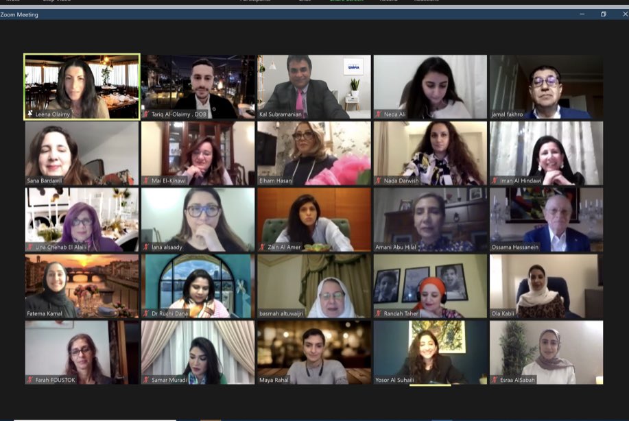 jfakhro_58700's tweet photo. شاركت في عشاء افتراضي بتنظيم من #diversity_on_boards وبمشاركة عدد من سيدات الاعمال في الوطن العربي . ضيوفي كانوا من #البحرين #الاردن #لبنان وكان لقاءا رائعا تعلمت منه الكثير. القيادات النسائية تحتاج ان تحظى باهتمام اكبر وفرص متساوية مع الرجل.@3BLassociates وسنكون في وضع افضل. https://t.co/43bFWepDzX