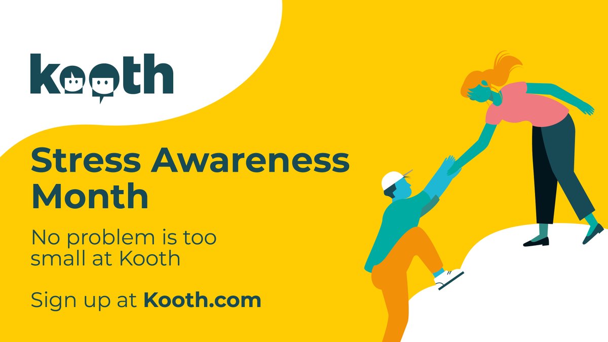 This #StressAwarenessMonth why not check out the online support available at Kooth.com? You can talk to one of our team members, get support from peers or check out our online magazine. Available now for young people in #Wirral #Liverpool #Sefton and #Cheshire