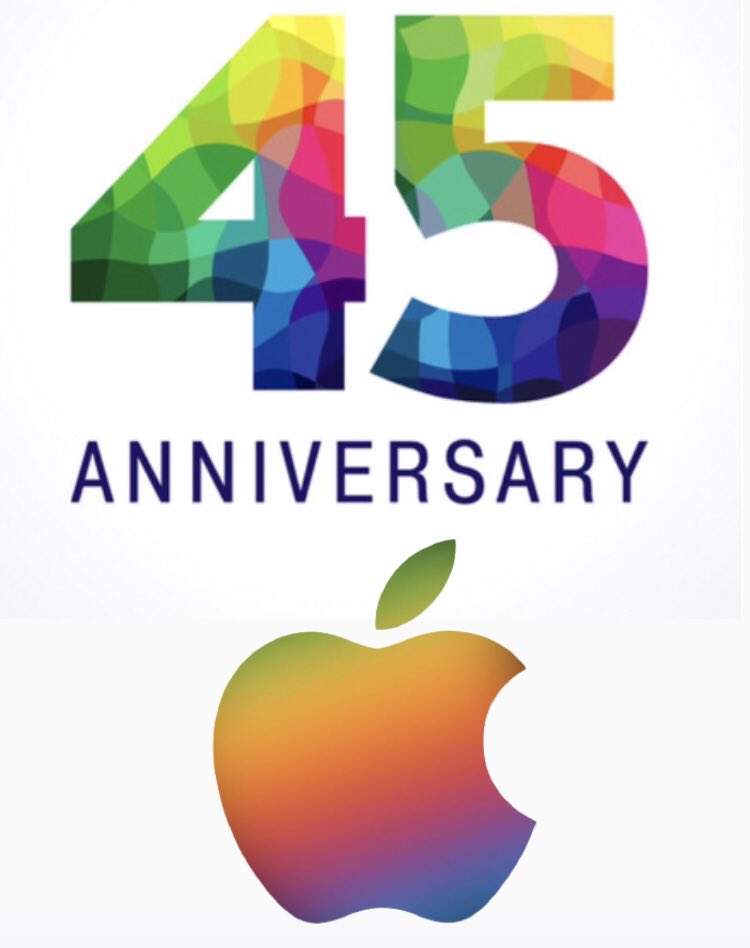 vbappleworld's tweet photo. Happy Birthday Apple inc #apple #appleanniversary #applebirthday #applebirthday2021 #appleapril #apple45years #apple45anniversary #appleretro #applegeek #applefan #applefanboy https://t.co/TKnTaNsWuv