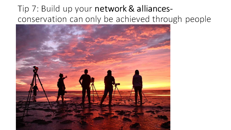 numenini's tweet photo. 18 #BOU2021 Final tip, 7: Treasure your connections with people! Success in bird populatin restoration depends on them. You never know where &amp; when people you’ve met will pop up &amp; become key allies. 
Anything I've achieved has been "with [more than] a little help from my friends" https://t.co/dt5sUsYpyw