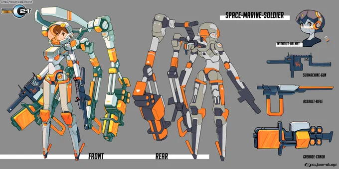 Astro Marine(アストロマリーン) concept art.
Copyright 2021. @C21_koutetu . all rights reserved.
Thank you for watching!
#鋼鉄戦記C21 https://t.co/Txzj7fClk7 