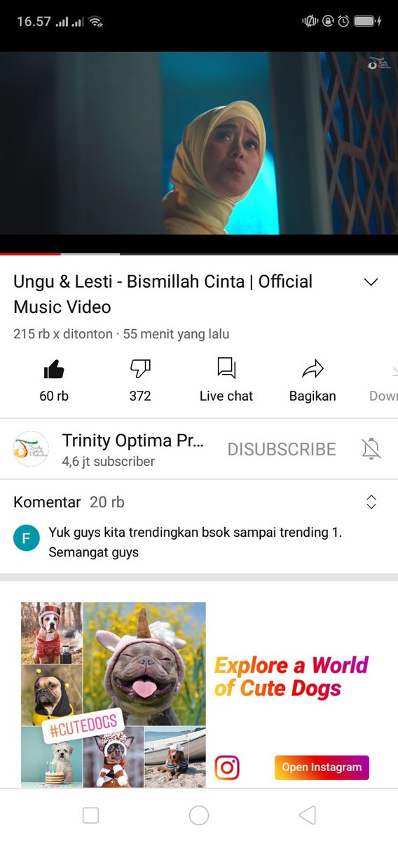 #BismillahCintaUnguLesti 

Gas trus