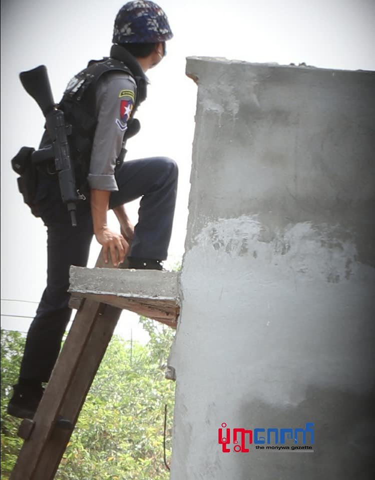 #Apr1Coup Monywa

Infamous 99th LID spotted in Monywa. 

This infantry division was responsible for the worst massacre of #Rohingya in Rakhine - Tula Toli or Min Gyi

#WhatsHappeningInMyanmar #Myanmar