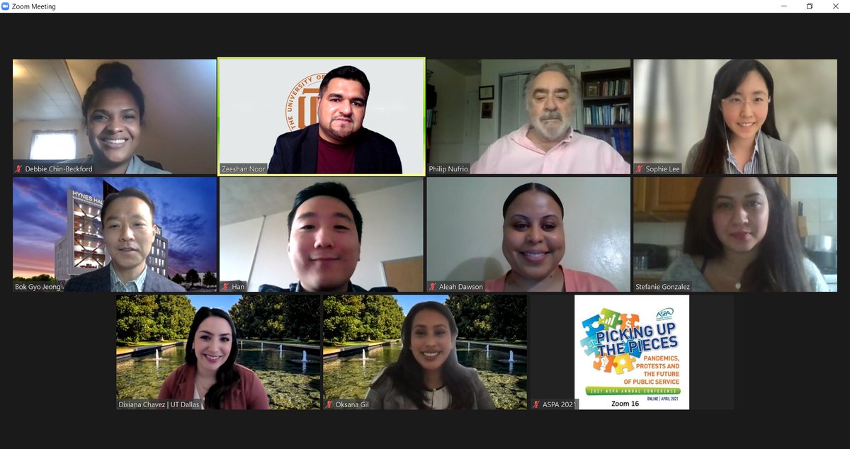 SpodAspa's tweet photo. 𝗠𝗮𝗿𝗸 𝘆𝗼𝘂𝗿 𝗖𝗮𝗹𝗲𝗻𝗱𝗮𝗿: 
10th Annual ASPA/Pi Alpha Alpha Capstone Panel
April 10, 2021 | 10:15 AM - 11:15 AM
The 2021 @ASPANational Conference panel is co-sponsored by SPOD &amp; co-chaired by our board member, @DrPhilipMN, Chair-Elect, @ZeeNoor10 &amp; @jonjeong. #ASPA2021 https://t.co/fOj9d71MJM