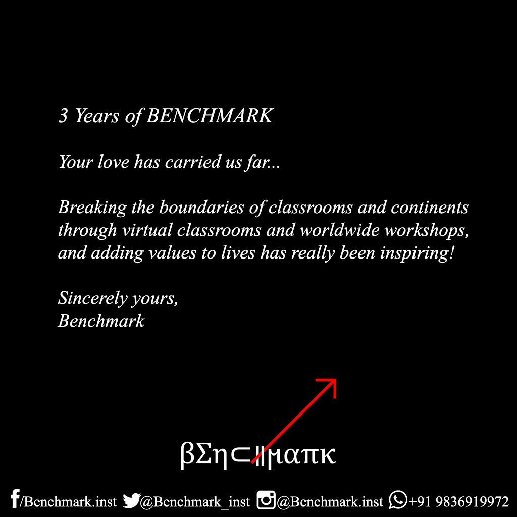 Benchmark_inst's tweet photo. 3 Years of @Benchmark_inst ❤️✌️ https://t.co/hJxnQg6dOn
