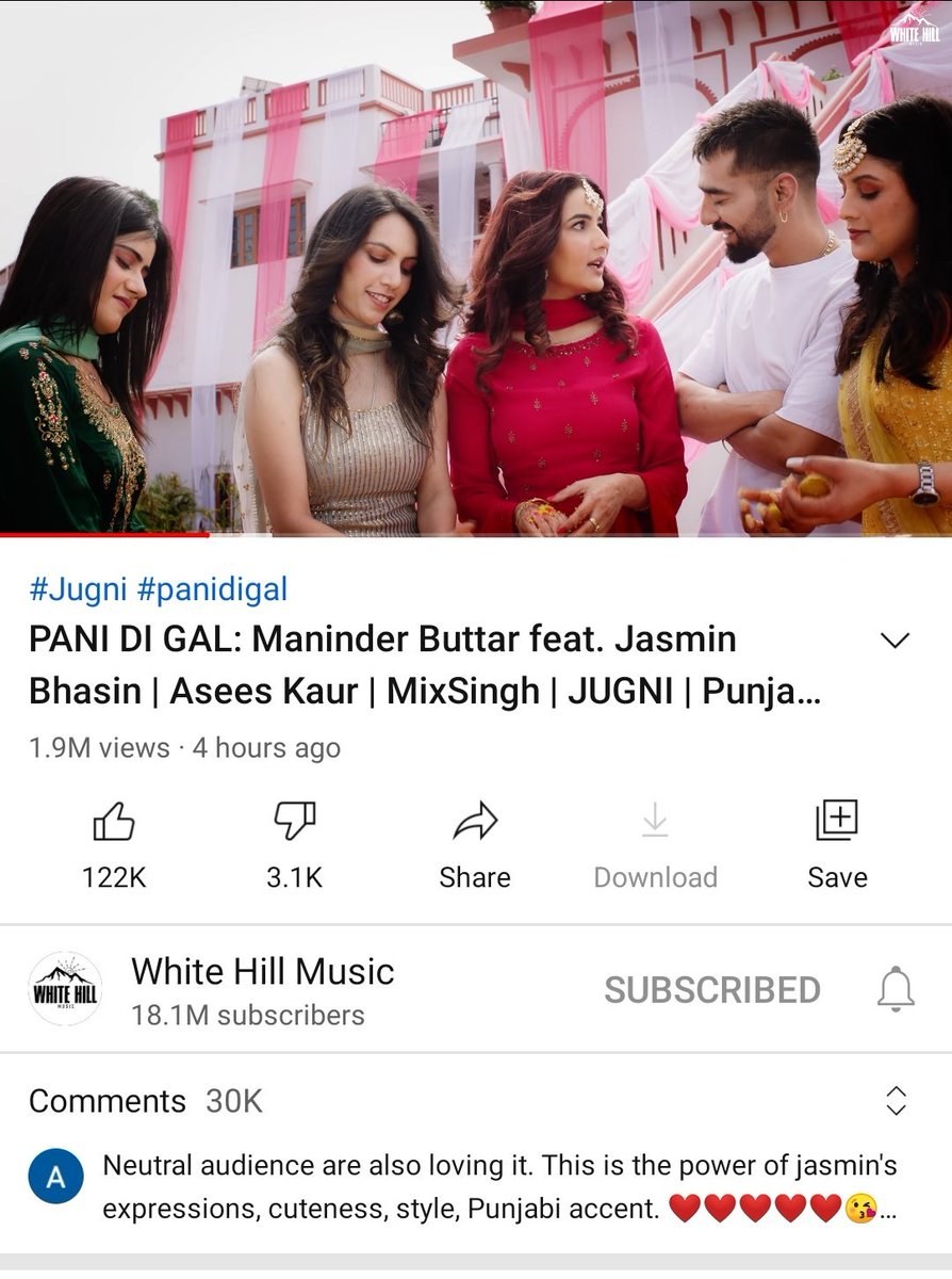 BhallaSahaab's tweet photo. WHITE HILL MUSIC
Everyone go and only check it on White Hill Music
Baaki jo channel ye show kar raha hai Unko report karna hai karo
Ya ignore karna hai karo
Anyways
Keep Trending
#PaniDiGalOutNow https://t.co/gmVj2Nce69