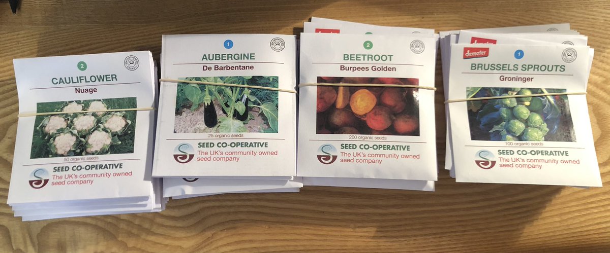 Phase 2 of the #chaosgarden excellent seed selection from <a href="/seedcoop/">Seed Co-operative</a> all seeds #BDA @bfdi_demeter #regenathome #agroecology #ukgrown #selfsufficent #organic #biodynamic @biodynamicUk #vegetable