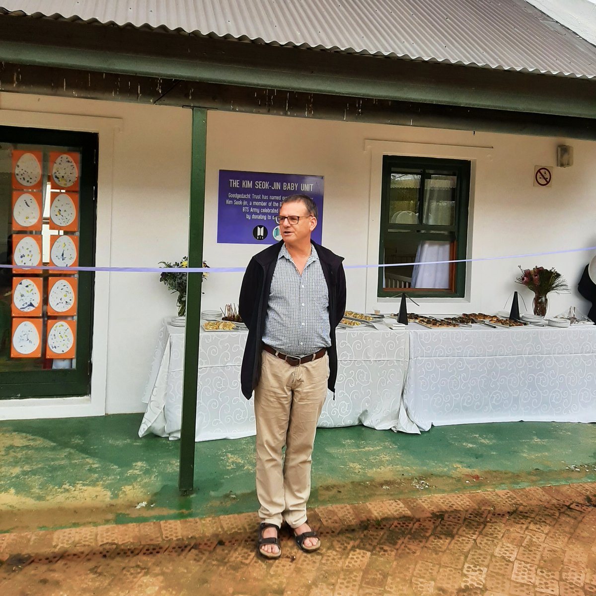 Goedgedacht Trust (@goedgedacht) on Twitter photo The Kim Seokjin Baby Unit at Goedgedacht Farm was officially opened yesterday.
We have no words to describe how truly thankful we are for each <a href="/BTSArmyZA/">BTS ARMY SOUTH AFRICA⁷</a> ARMY, who generously donated to the <a href="/OneInAnARMY/">(slow) One in an ARMY Charity Project💜</a> #BElongWithJin campaign! Your kindness is inspiring! <a href="/BTS_twt/">방탄소년단</a> 💚💚 The Kim Seokjin Baby Unit at Goedgedacht Farm was officially opened yesterday.
We have no words to describe how truly thankful we are for each <a href="/BTSArmyZA/">BTS ARMY SOUTH AFRICA⁷</a> ARMY, who generously donated to the <a href="/OneInAnARMY/">(slow) One in an ARMY Charity Project💜</a> #BElongWithJin campaign! Your kindness is inspiring! <a href="/BTS_twt/">방탄소년단</a> 💚💚