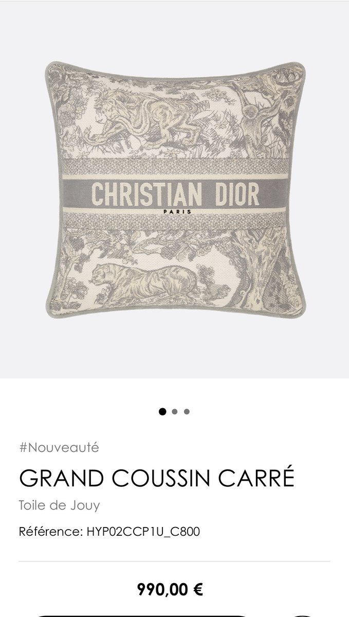 1000€ le coussin à ce prix la j’espère que tu fait le rêve que tu veux