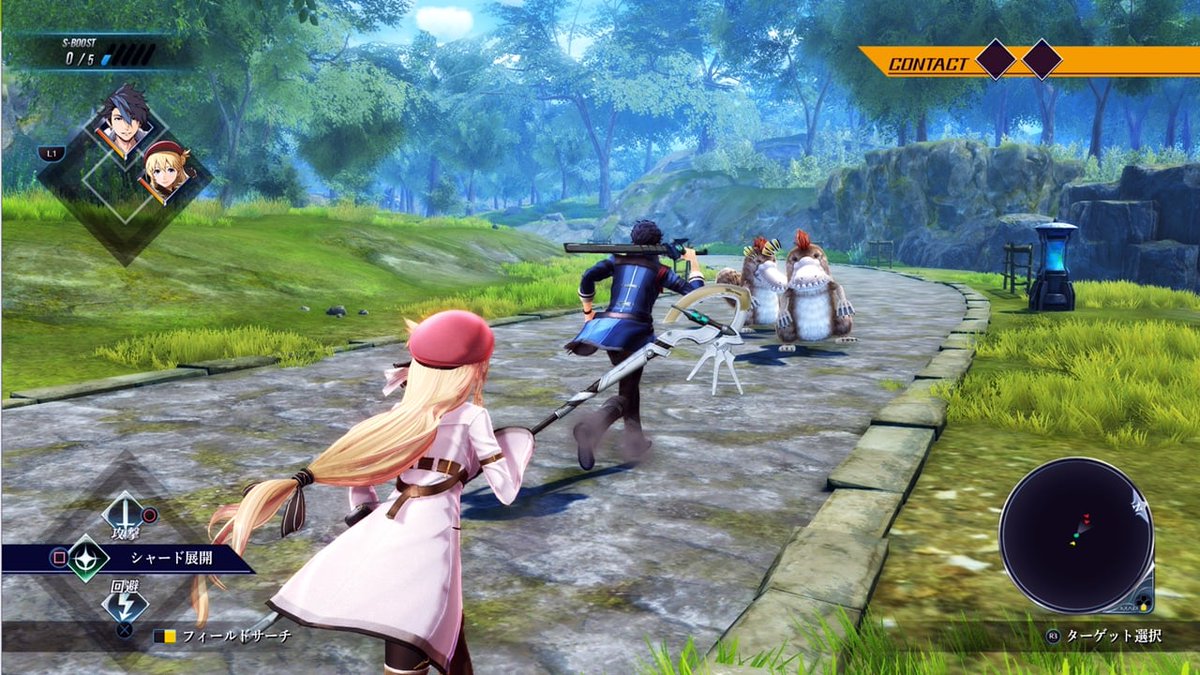 日本ファルコム 英雄伝説 黎の軌跡 クロノキセキ T Co Cevq5fogch 戦闘システム 強敵にはコマンドバトルで戦略的なバトルを雑魚敵は爽快感重視のアクションバトルで コマンドバトルでは従来の 軌跡シリーズ で採用していた Atバトルと