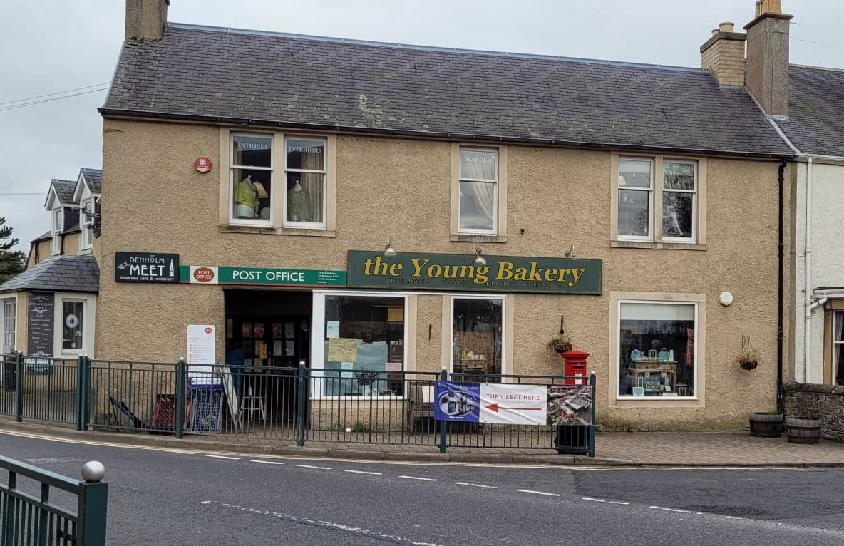 Good morning from Denholm Village ~ Our wee village shop has has a change of name #makeanote 😆