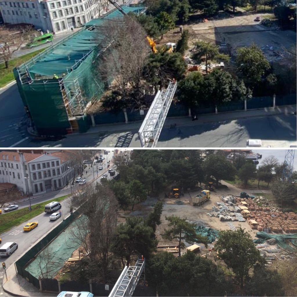 trxhaber's tweet photo. 🔴 SON DAKİKA

İBB'nin tüm girişimlerine rağmen Osmanlı mirası Kasımpaşa Divanhane Karakolu yıkıldı! https://t.co/ilaRpz1X58
