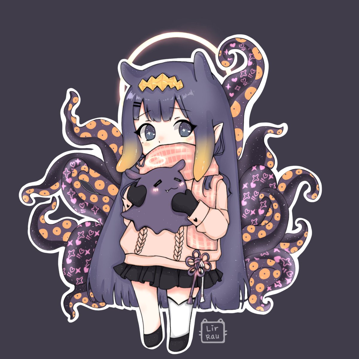 Lirrau01's tweet photo. Ina🐙💕
Kawaii Takoyaki >\\<
#inART #fanart #hololivefanart 
#hololiveEN  #hololive https://t.co/PlvK1PzdMa