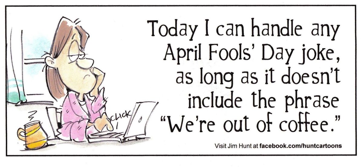The Basement Brewhaus isn't out of coffee! Be sure to stop in today, we love seeing our customers and friends! 

Happy April Fools everyone!
#AprilFool #UWSPBasementBrewhaus #BasementBrewCrew