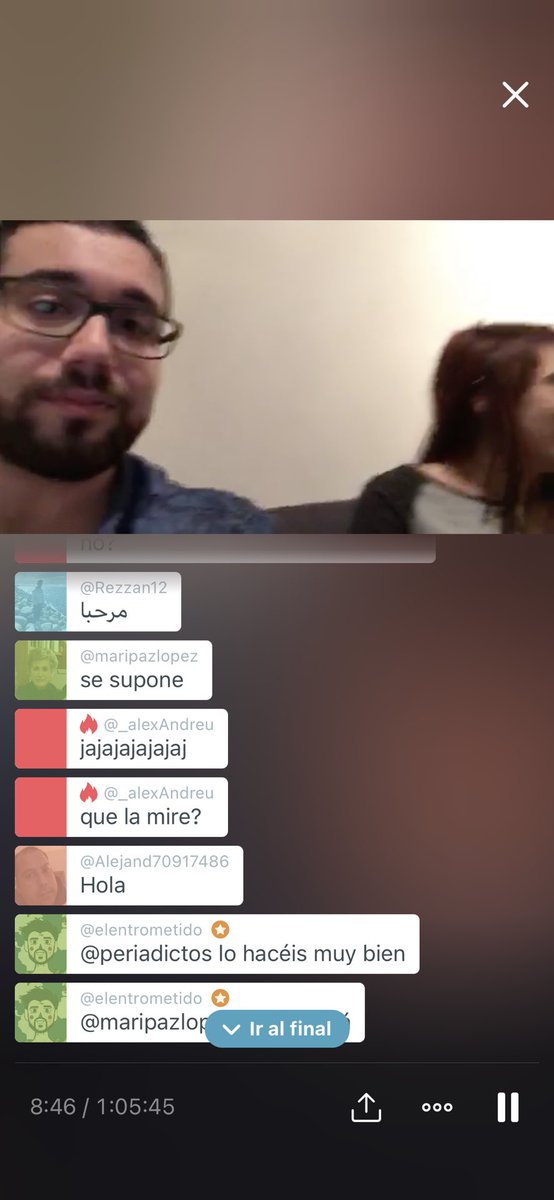 repanark's tweet photo. Míralo en #Periscope: #Periscope vs #Periscoperos @Periadictos #BrokenCup
https://t.co/oLZuScPRy6
Jajajaja qué tiempo... @elentrometido https://t.co/225rZTloX9