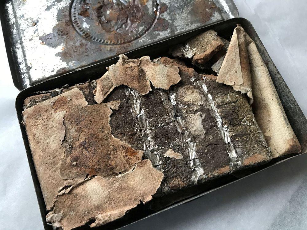 A gift of chocolate from Queen Victoria, intact after 121 years