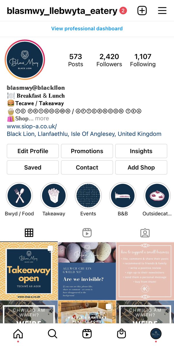 Blasmwy's tweet photo. We are an Eatery &amp; Shop and we have two separate insta accounts, to keep things neater (although double the work for me)!!
Follow us!
(New to using Twitter, any tips helpful) https://t.co/nFfZexO1XY