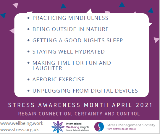 #StressAwarenessMonth | According to the Mental Health Foundation, 74% of UK adults have felt so stressed at some point over the last year they felt overwhelmed or unable to cope.

There are some activities to combat stress in the image below. More 👉 bit.ly/3cHKSnL