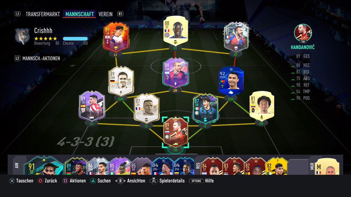 EnnxSmt's tweet photo. #sheeshTeam Hey Yaya und com. Das ist mein team, alles untrade ausser RV, budget 80k. Danke im Vorraus https://t.co/nc7AGFbgzx