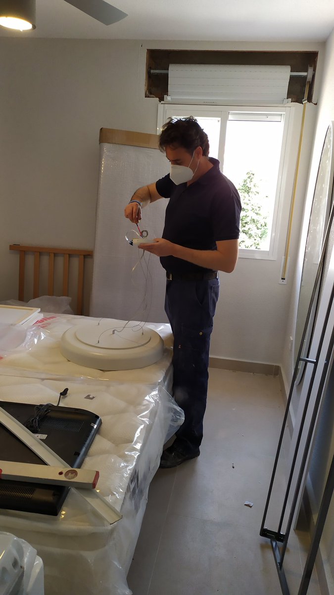 Montando apartamentos de obra de este año