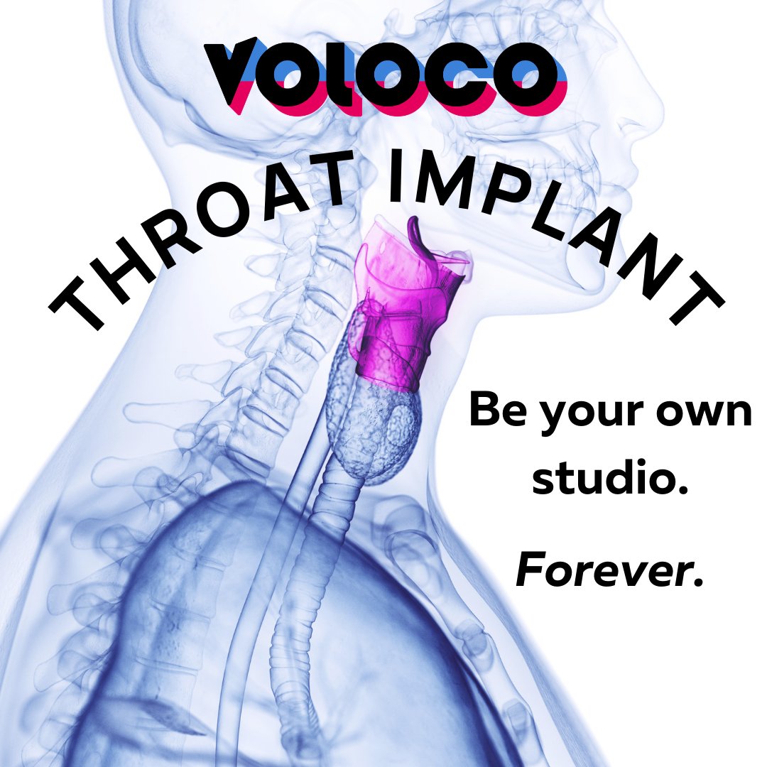 VolocoApp's tweet image. Introducing the VOLOCO THROAT IMPLANT 🗣️

Hit the pitch and harmonize yourself in ANY situation, no phone necessary. Get ready to stand out and make an impression from the boardroom to the bedroom. Are you ready to be your own studio? 

#voloco #volocoapp