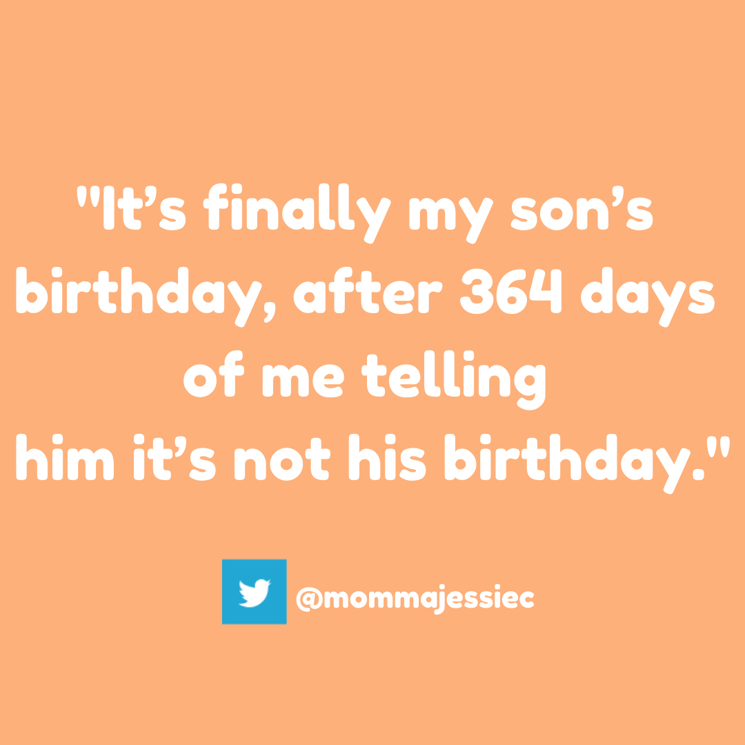 Labels4Kids's tweet photo. And so begins the next 365 days of telling him it's not his birthday! Good job they grow out of this one 😆
-
I suppose a good way to save your breathe is to mark on a calendar and get him to go and check when he is wondering but this only works if they can read yet!
-
-
-
-
- https://t.co/oR8xevkwUj