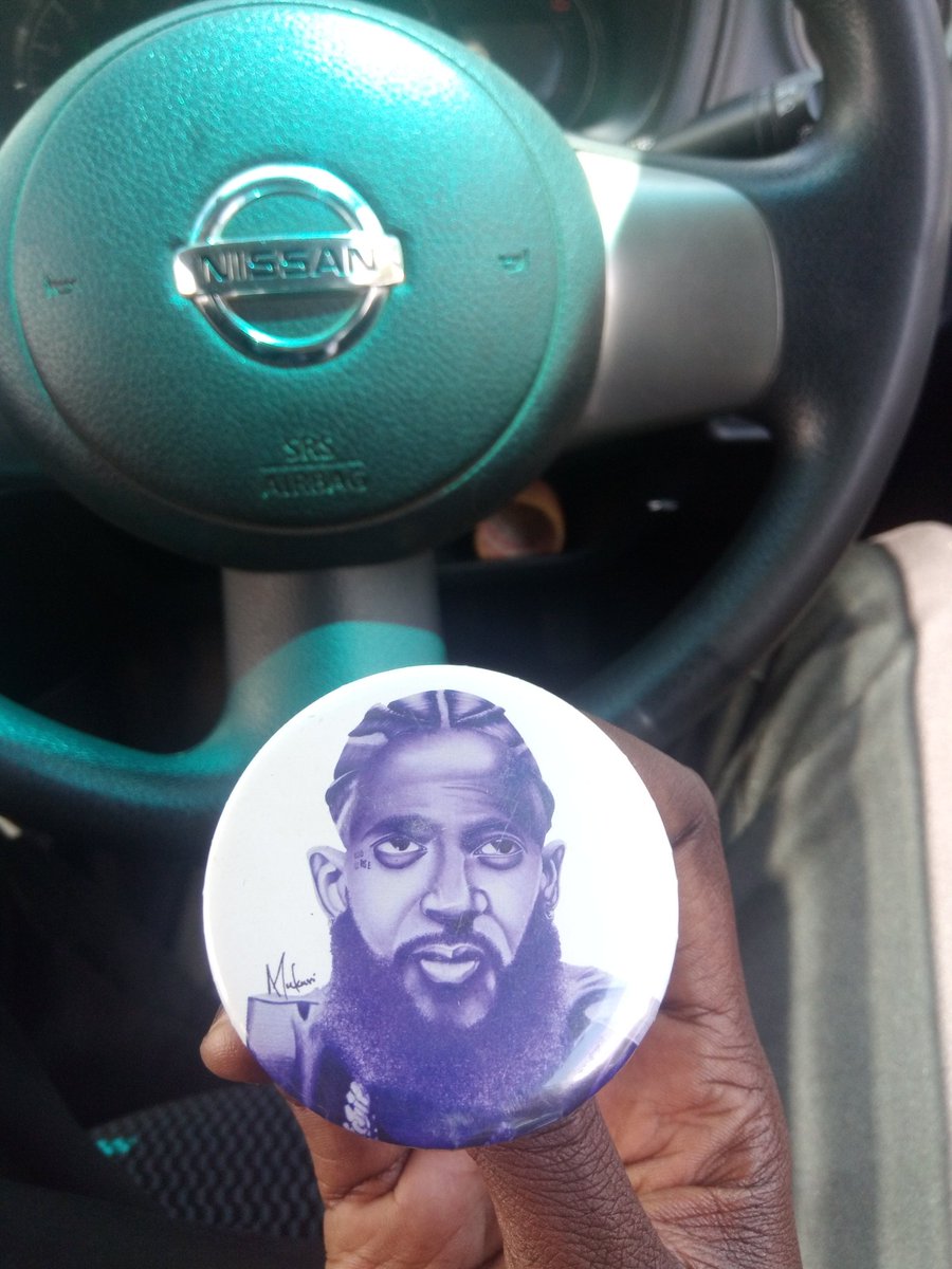JOHNtexx's tweet photo. Nipsey badge . Drawn by @kamunya97 https://t.co/6MJXxHPcIs