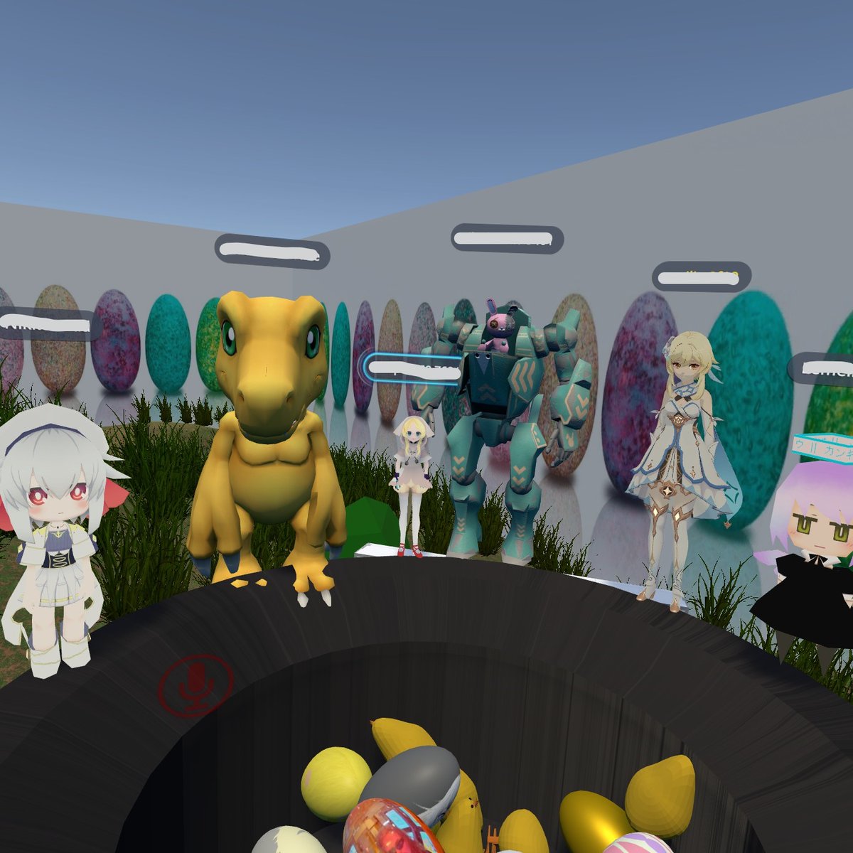 digipointvantaa's tweet image. DigiPointVantaa toivottaa kaikille mukavaa pääsiäistä! 🐥Aloitimme pääsiäisen juhlimisen virtuaalimaailmassa. Jokainen työpajalainen suunnitteli omannäköisensä pääsiäismunadesignin ja sen lisäksi pidimme yhteisen virtuaalimunajahdin. #digipoint #6aika #vantaankaupunki