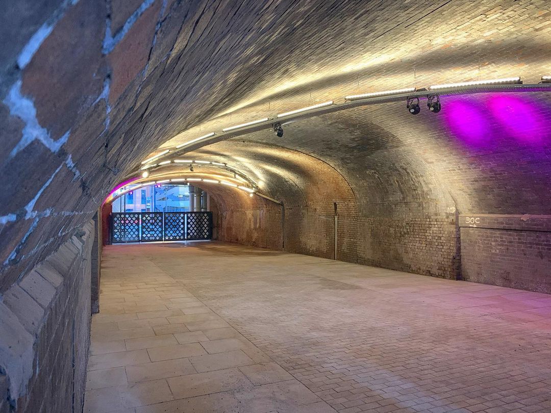 Our pedestrian tunnel through to Gore Street is now open!

Another shortcut to all of the fantastic businesses on #ChapelStreet and providing a thoroughfare from #Salford into #Manchester city centre.

You’ll find it at New Bailey under the arches of #SalfordCentral Station.
