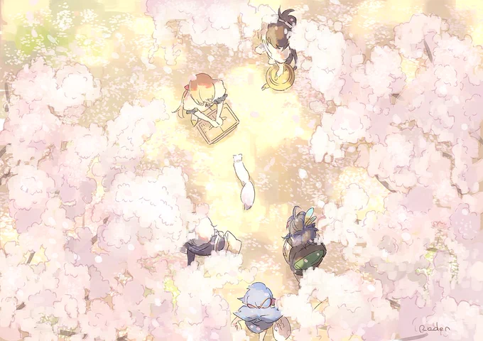 お花見おでかけ部隊 