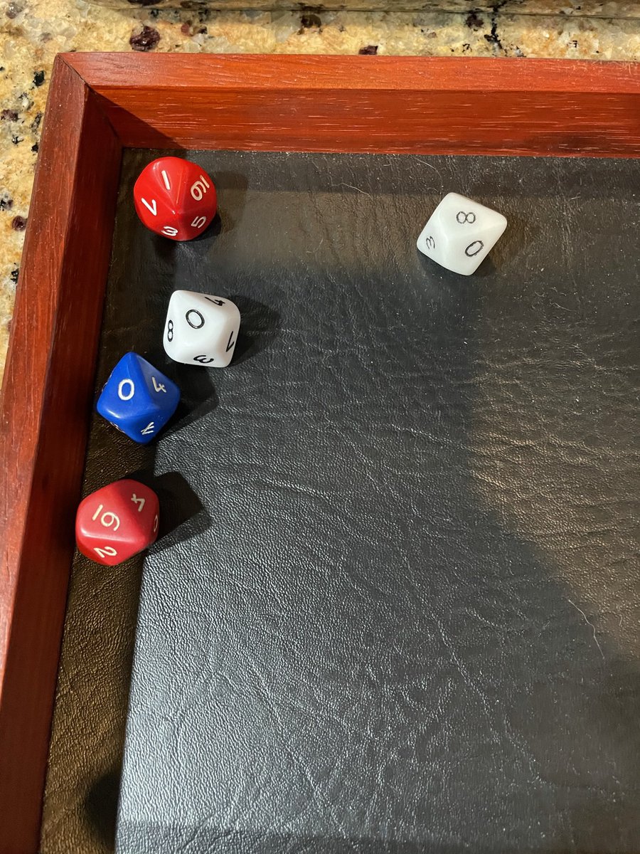 Hawkmir1's tweet photo. Good morning ttrpg family. Thursday, April 1st, the year is 1/4 over and we got 35 push-ups and sit-ups today. Letโs get it. Have a great day #pushuppact #fitness #dice https://t.co/PqfDNOLQKh