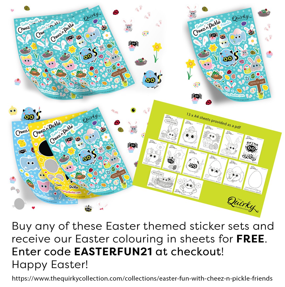 TheQuirkyColl's tweet photo. Check out our Easter deals here: https://t.co/gdWK0Wxyto

#thequirkycollection #eastergifts #bespokedesign #designedinfalkirk #easter https://t.co/fG1cZWjHe7