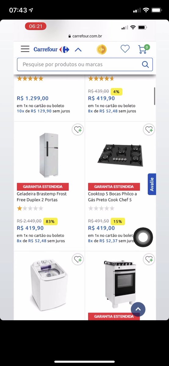 gabrielagraim's tweet photo. Não acredito que teve bug do Carrefour e eu tava dormindo https://t.co/KWT2qxe7z0