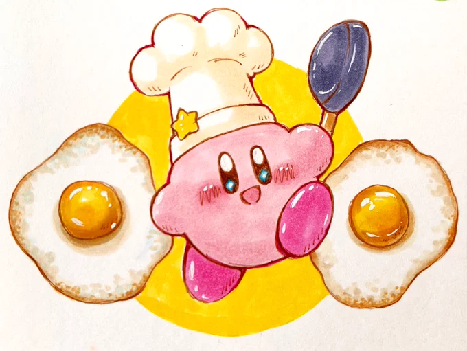イースター直前卵週間④
#カービィ #イラスト #コピック #kirby #illust #copic 