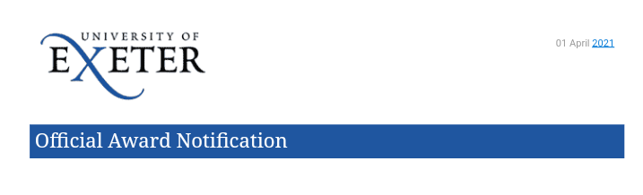 Christophe_Patt's tweet image. Unless the @UniExeCornwall or @ExeterMarine has a very bad taste for April fools day, I have officially been awarded a Master by Research in Biological sciences! 
 😄 🐚🦞🏴‍☠️
