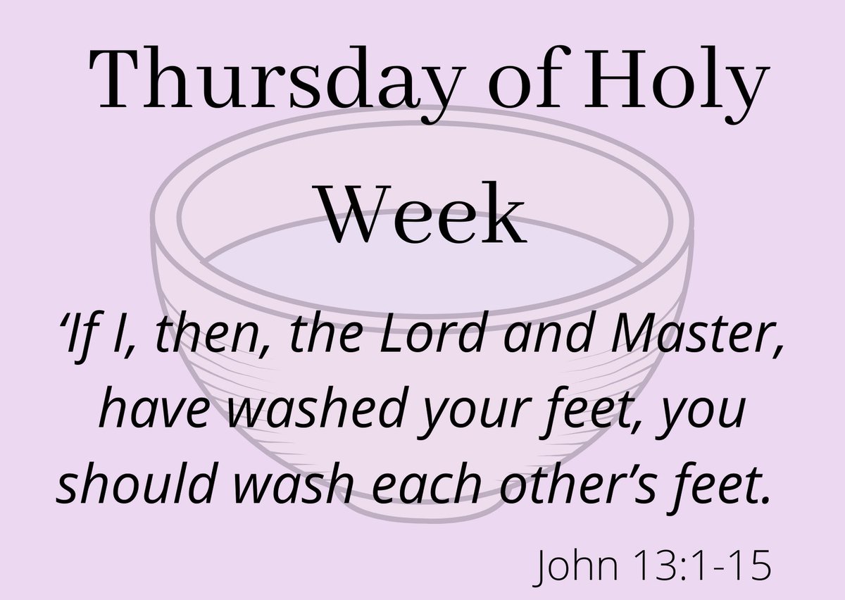 ChaplaincySM's tweet photo. Thursday of Holy Week. https://t.co/i3kyzsBYPM