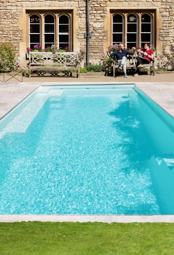 FSA_strollers's tweet photo. Big news. The FSA is developing a spa to ease our woes. Artist’s impression of how this will look below. Thanks to Jeffers for modelling in the shot. https://t.co/YRZL4bZTiD