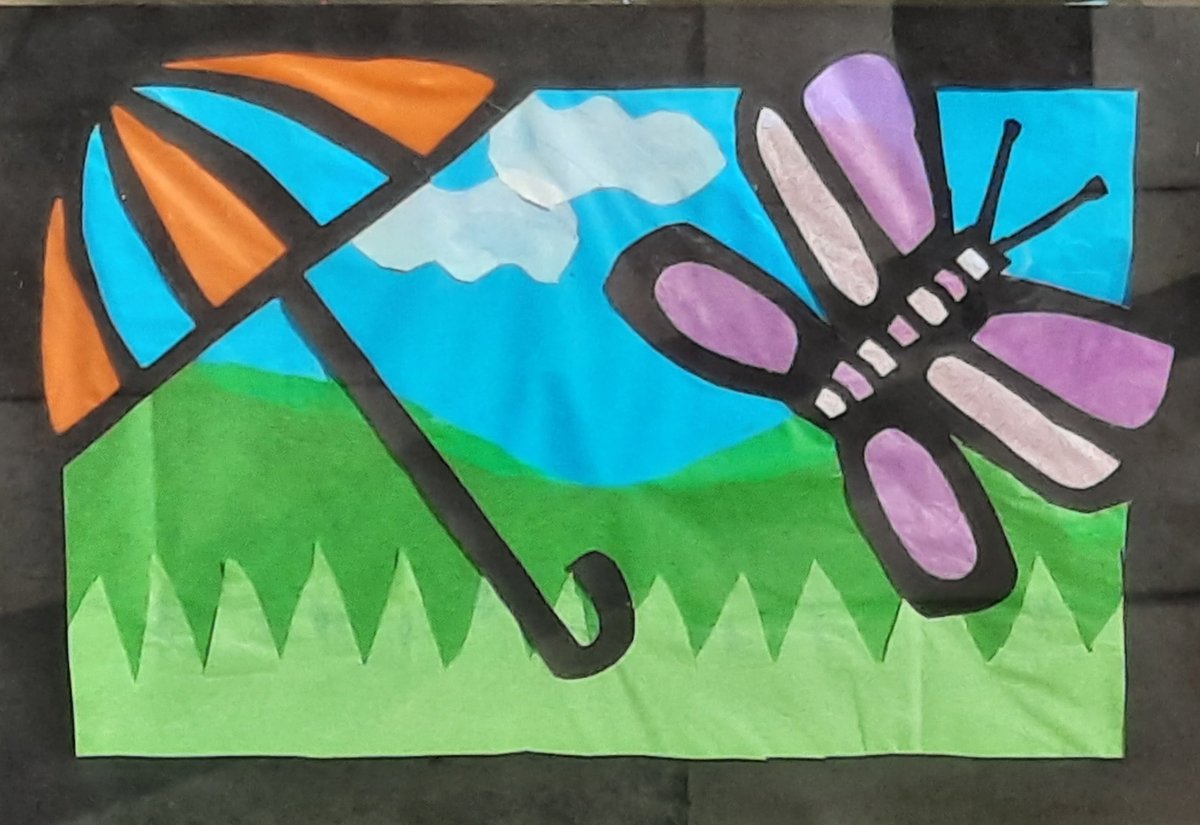 LancsLibraries's tweet photo. #RishtonLibrary #CultureHacks have been busy making this wonderful #SpringWindows display. #YoungVolunteers https://t.co/6rE6K2VXEA